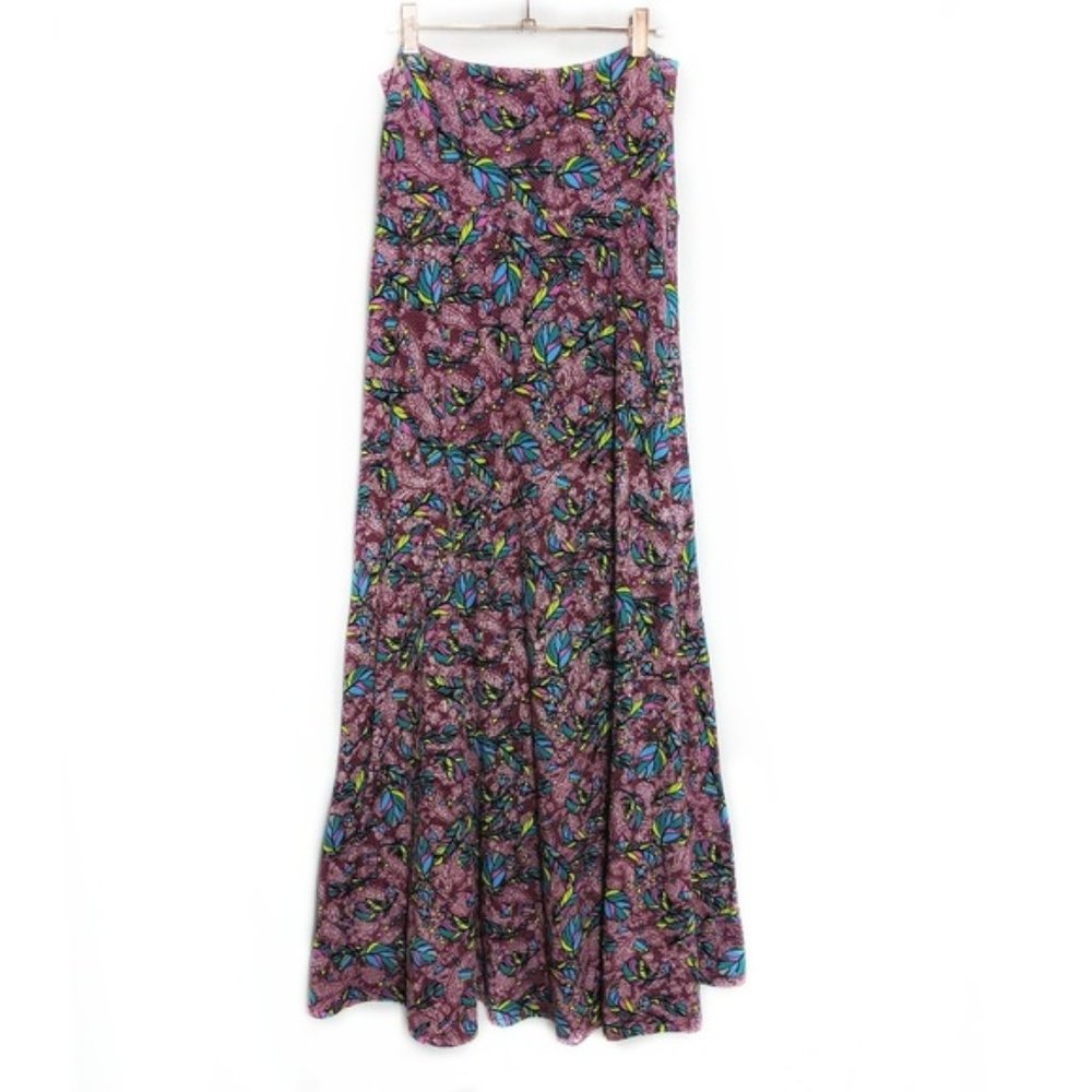 LuLaRoe • Feather Diamond & Lace Print Maxi